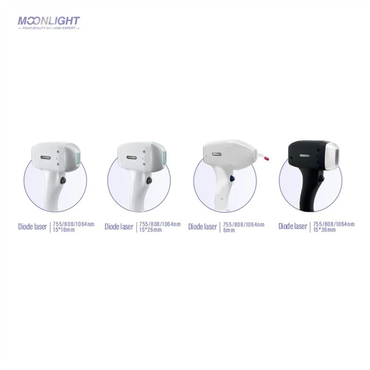 2 Handle Diode Laser Hair Removal