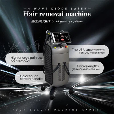 Isdiode laser hårfjerningsmaskin